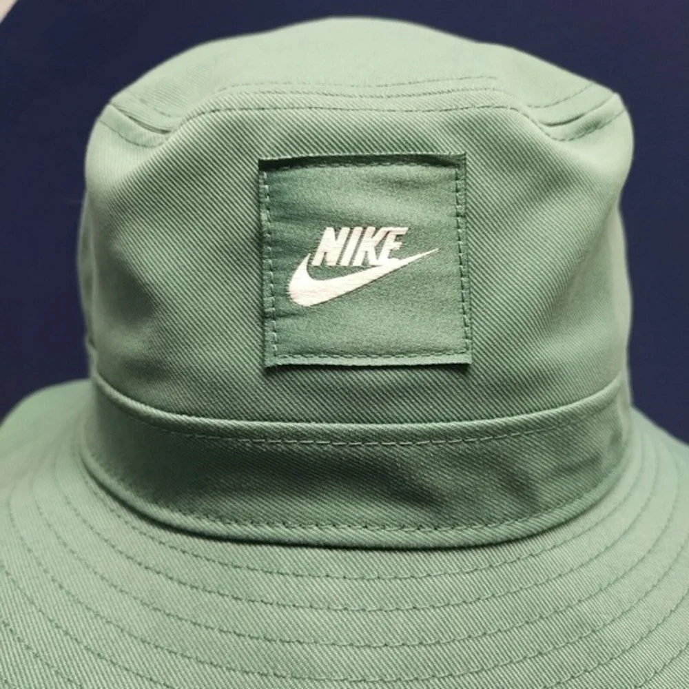 Nike Apex Futura Bucket Hat Youth One Size Hunter Green Polyester FB5648-361‎